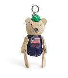 Polo Ralph Lauren leather Polo Bear bag charm (British brand)