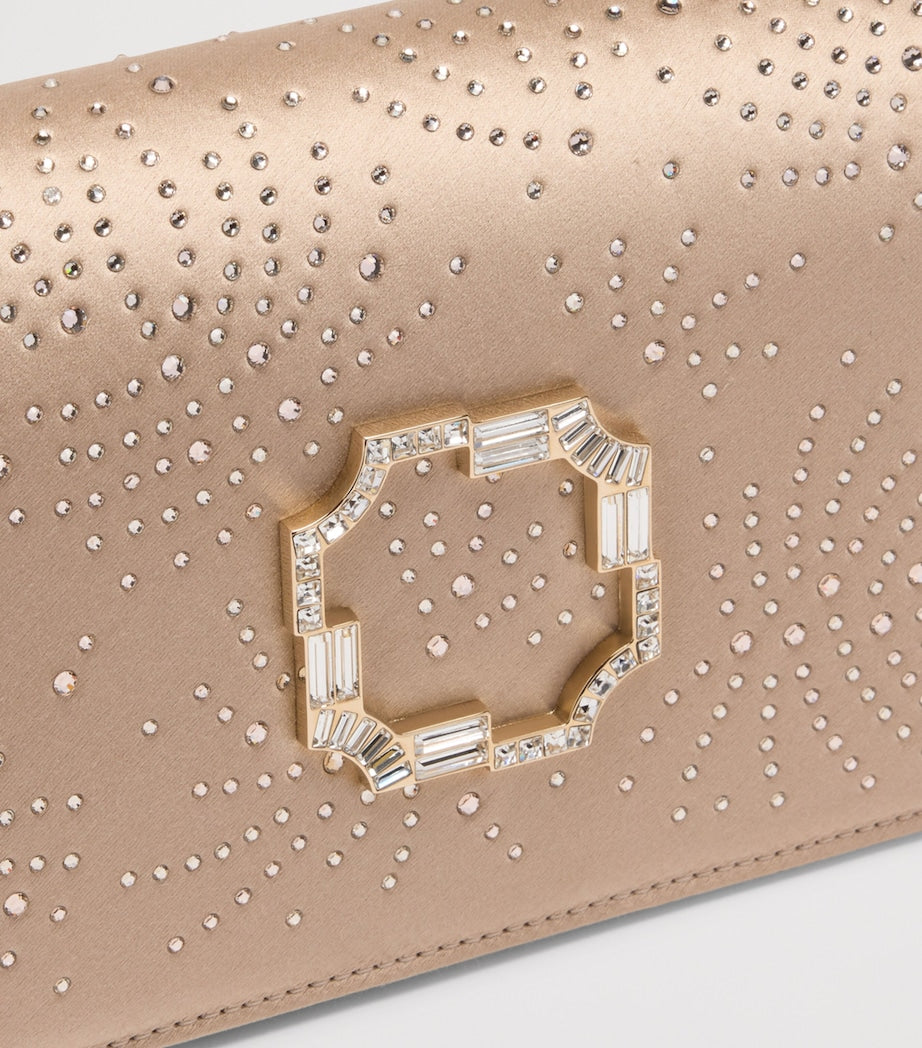 Malone Souliers embellished satin Vivien clutch bag, UK version