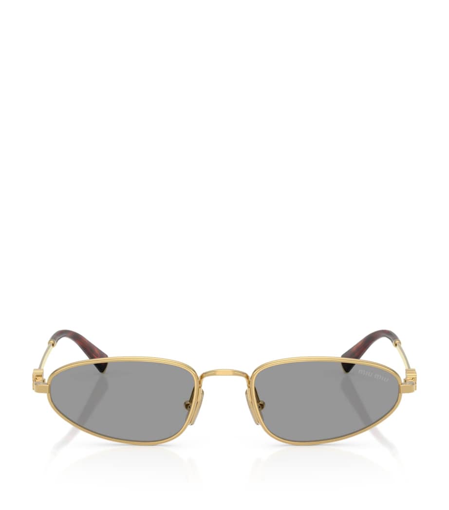 Miu Miu oval sunglasses metal frame - British product