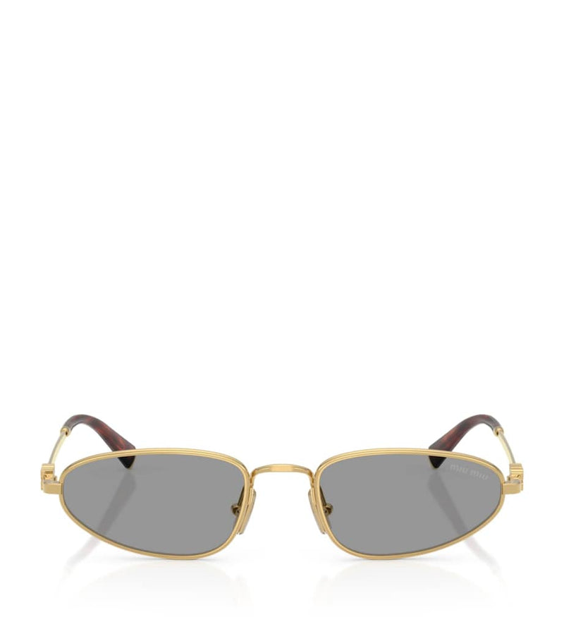 Miu Miu oval sunglasses metal frame - British product
