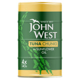 John West Tuna Chunks in Sunflower Oil 4x145g GOODS Sainsburys   