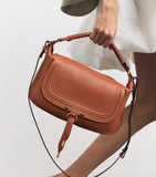 Chloé small leather Marcie shoulder bag, imported from the UK
