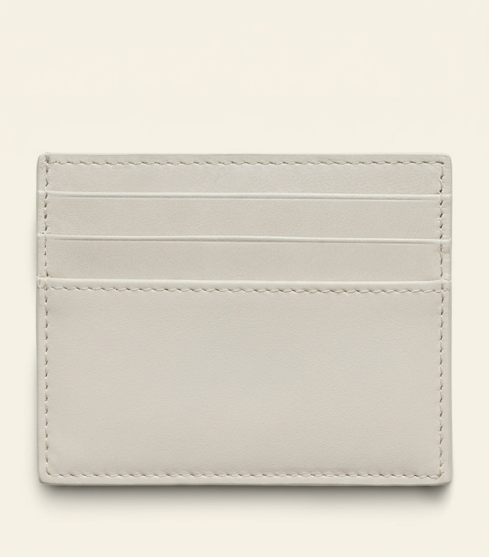 Prada leather woven card holder H8cm W10cm, UK version
