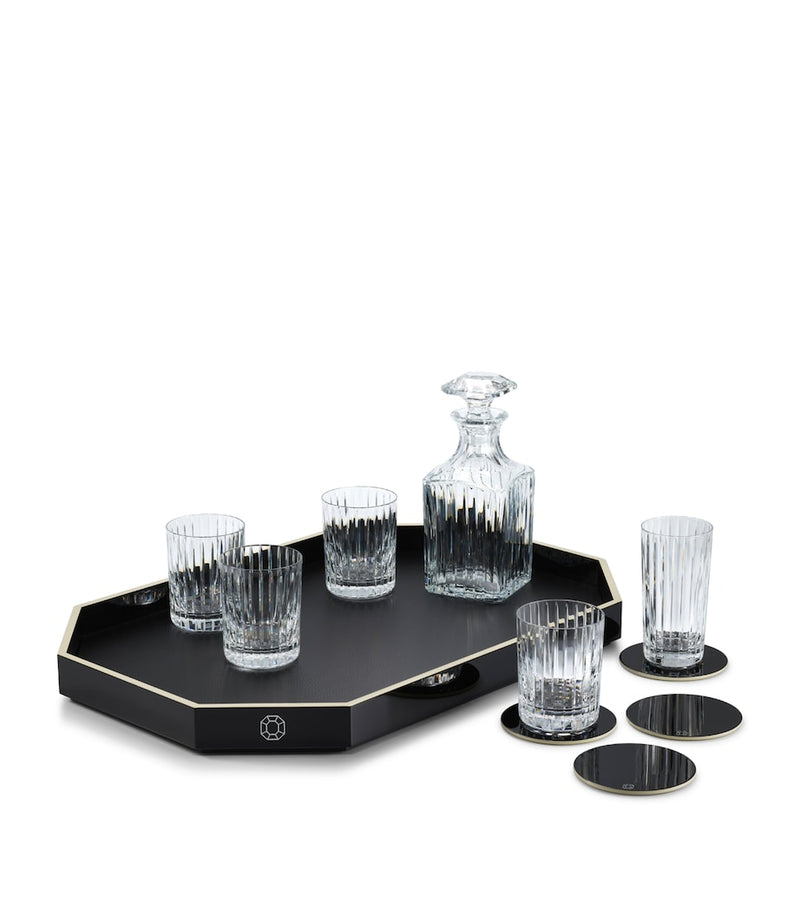 Baccarat Large Octogone tray 60cm x 40cm - British product