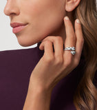 Cartier Panthère white gold diamond emerald onyx ring - British product