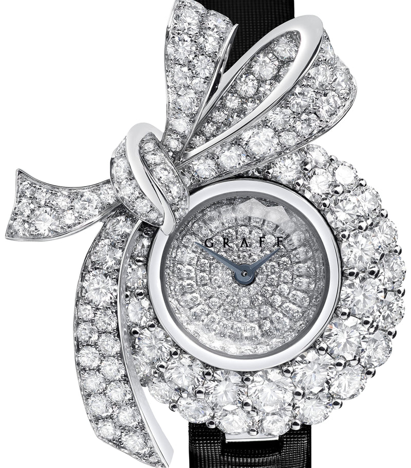 Graff white gold diamond Tilda's Bow watch 22.5mm - British product