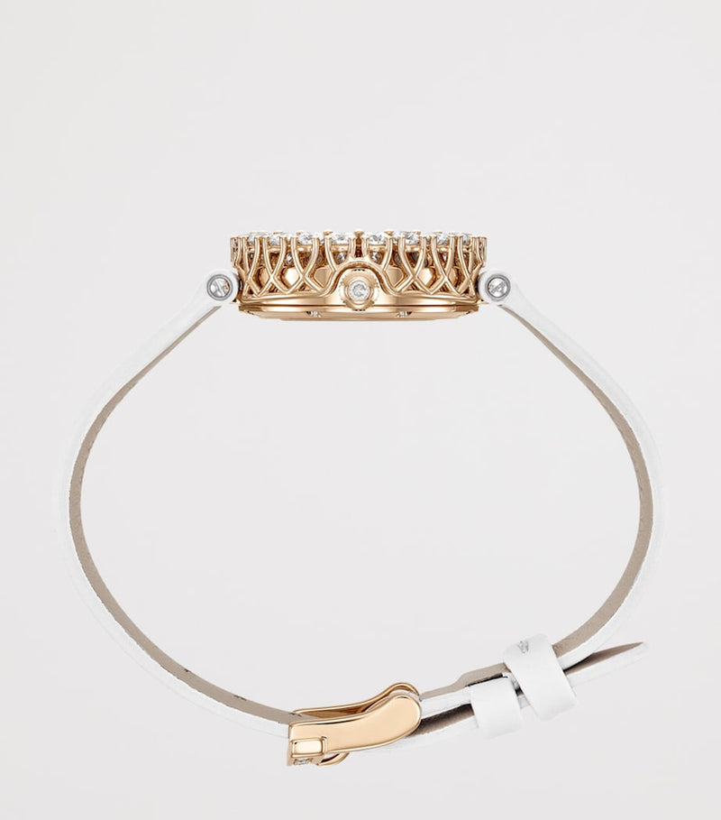 Chopard L'Heure du Diamant rose gold watch 26mm (British brand)