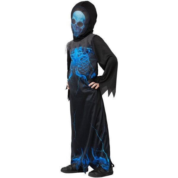 Smiffys midnight skeleton reaper costume - British product