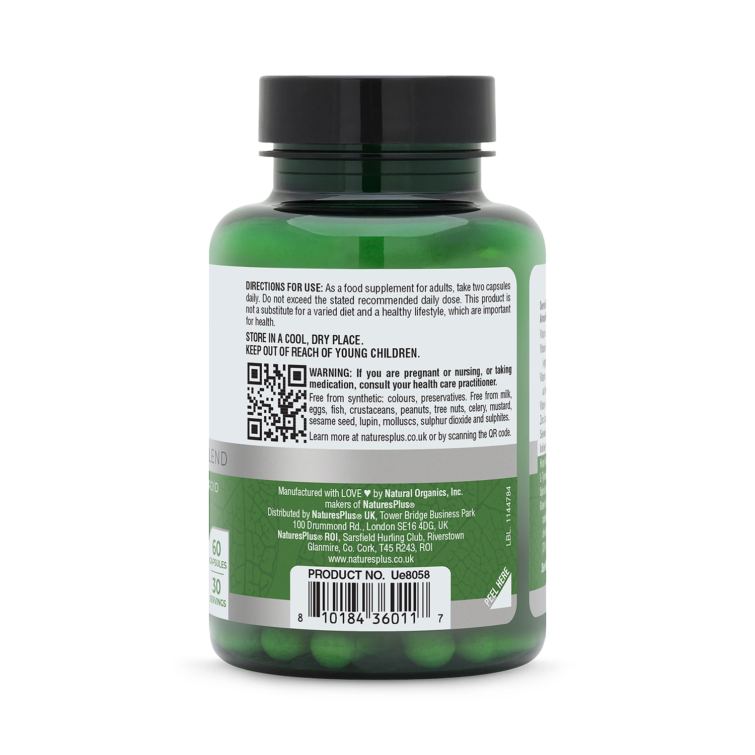 NaturesPlus BioAdvanced Thyroid Complex capsules (British brand)