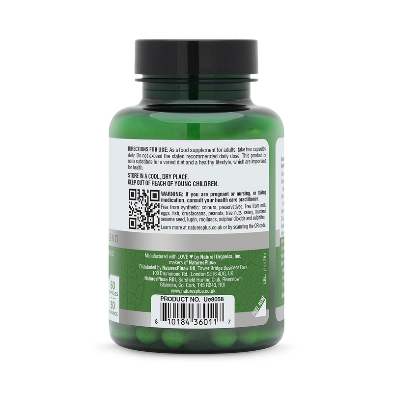 NaturesPlus BioAdvanced Thyroid Complex capsules (British brand)