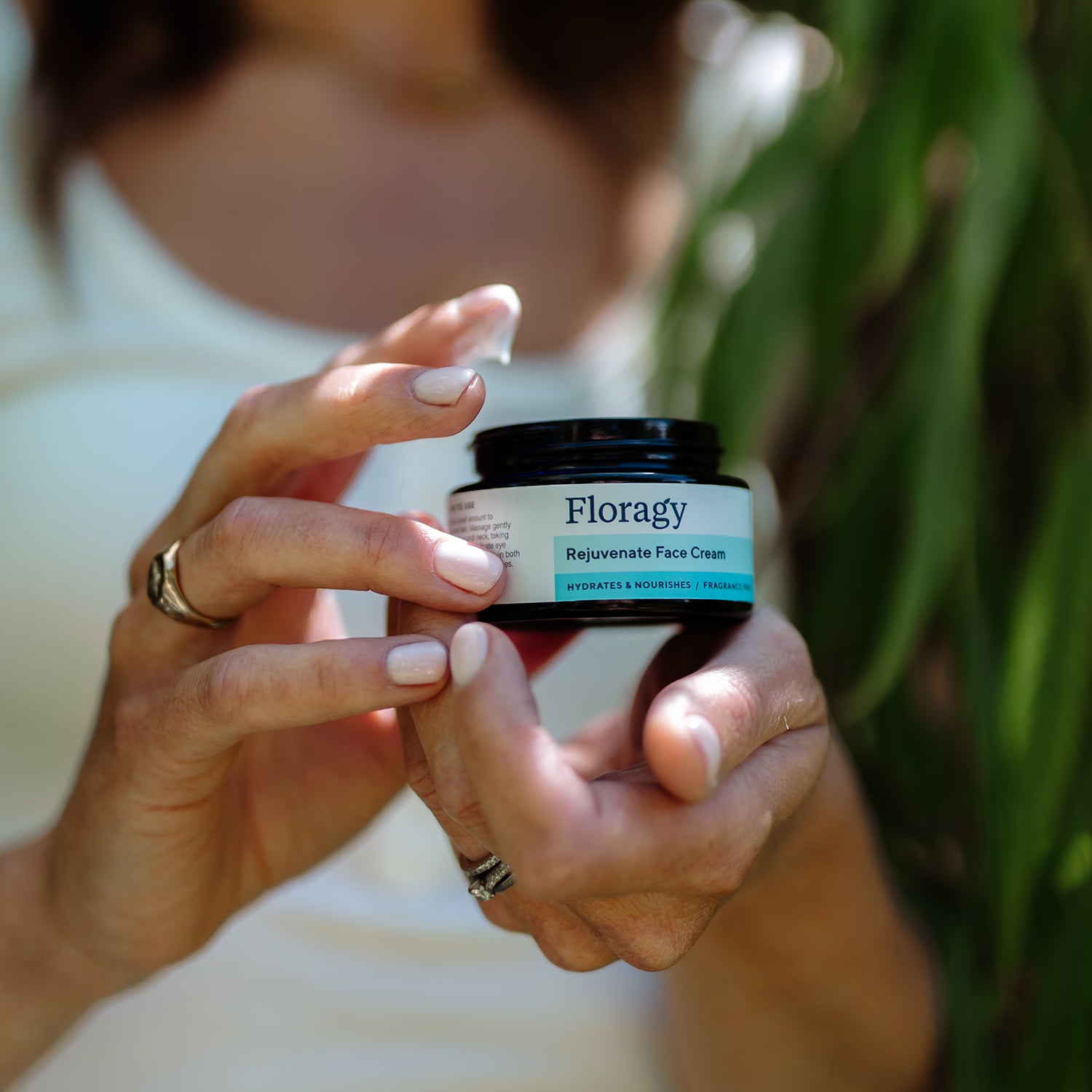 Rejuvenate unscented face cream with hyaluronic acid (British brand)