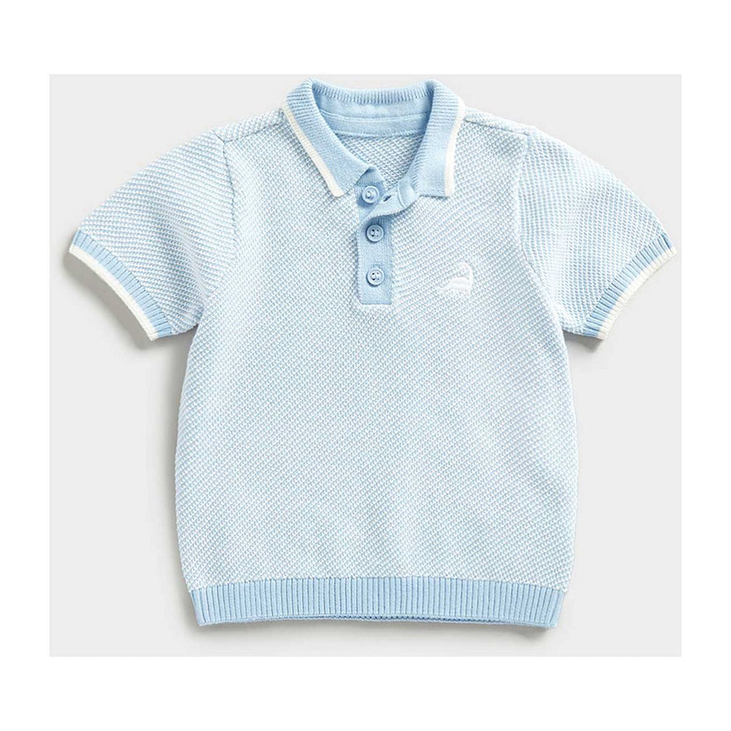 Mothercare Dinosaur Knitted Polo Shirt