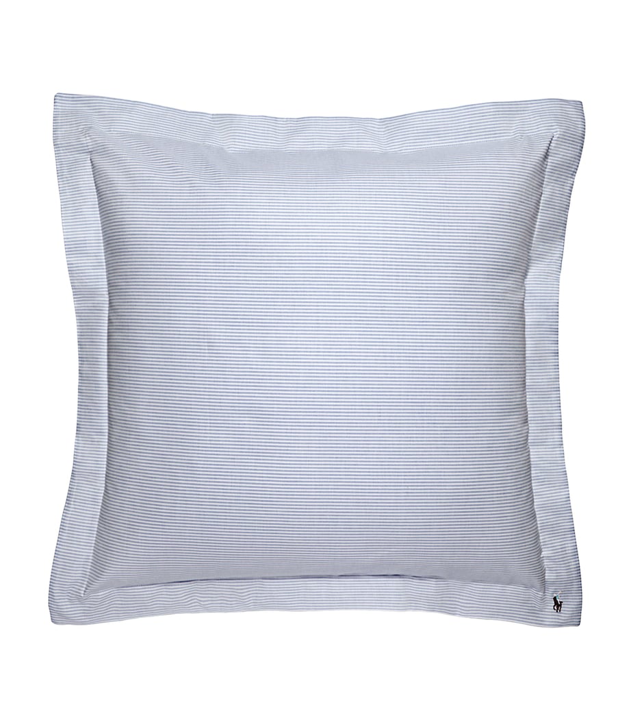 Ralph Lauren Home Oxford Blue Square Pillow Sham 65cm x 65cm, imported from the UK