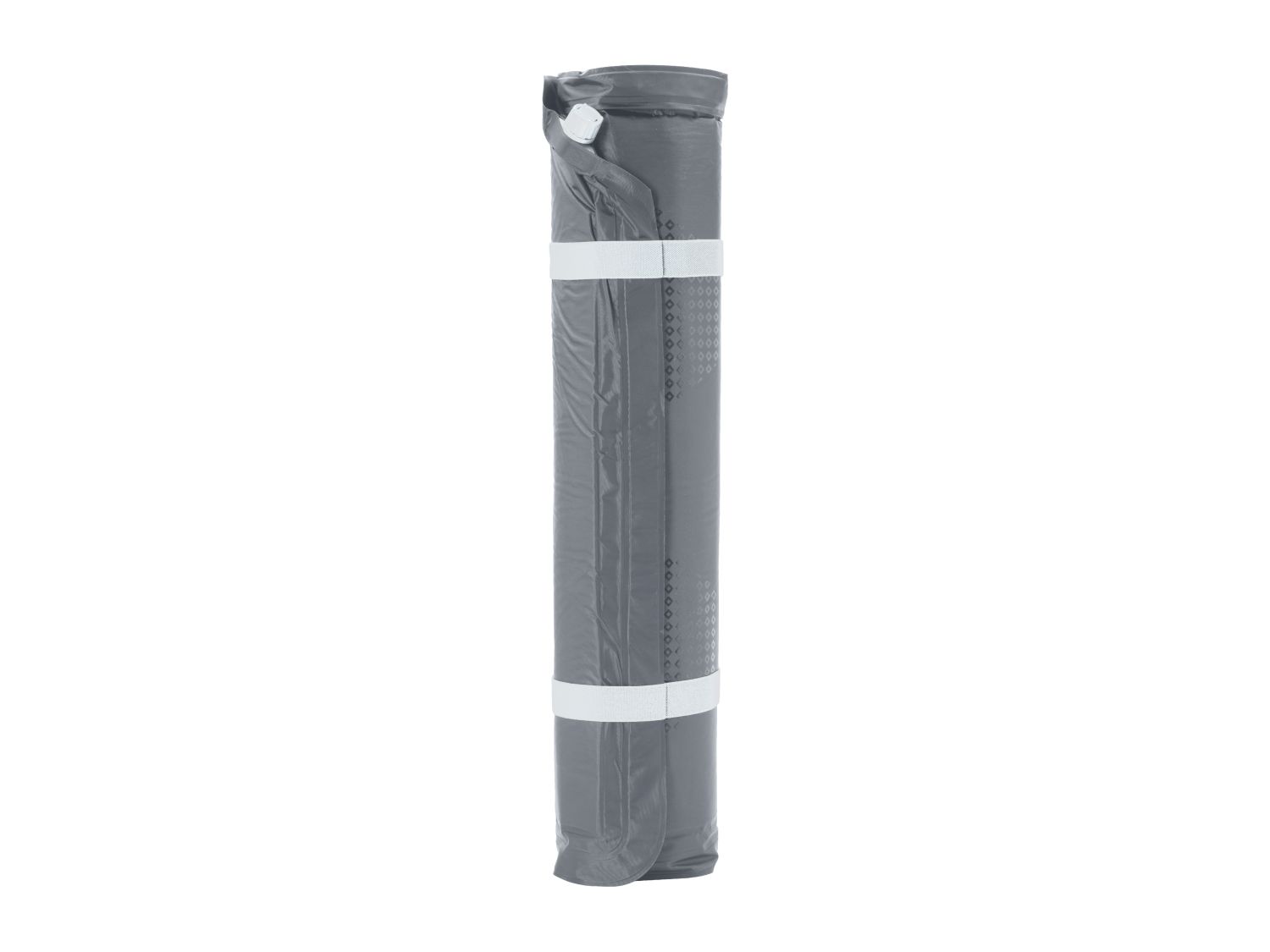 Grey self-inflating camping mat 188x66cm, imported from the UK