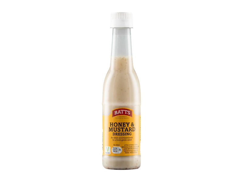 Honey and mustard dressing 250ml bottle, UK version