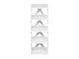 Five-tier shoe storage rack plastic organiser, UK version