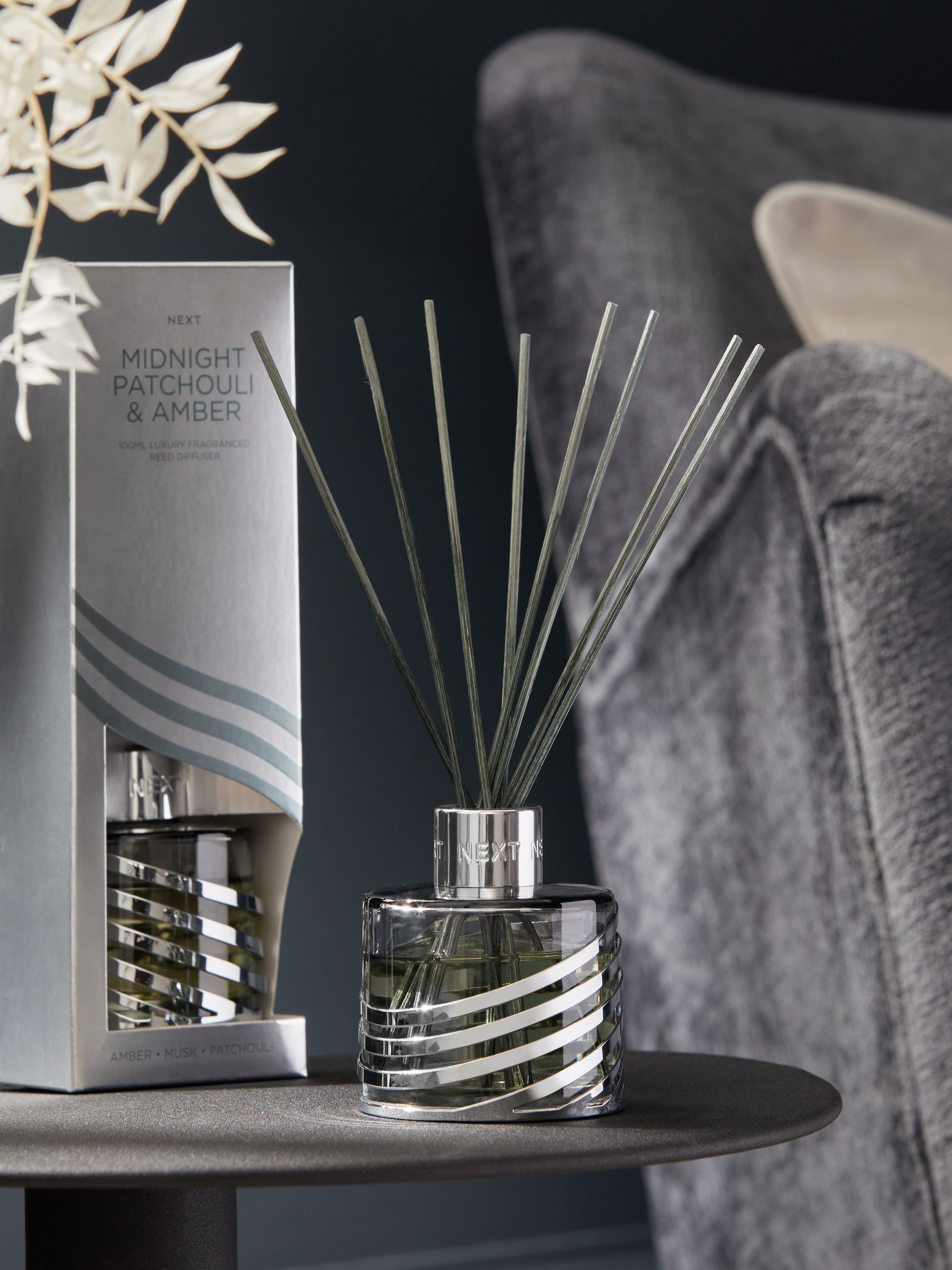 Astrid Silver Midnight Patchouli & Amber Reed Diffuser 50ml