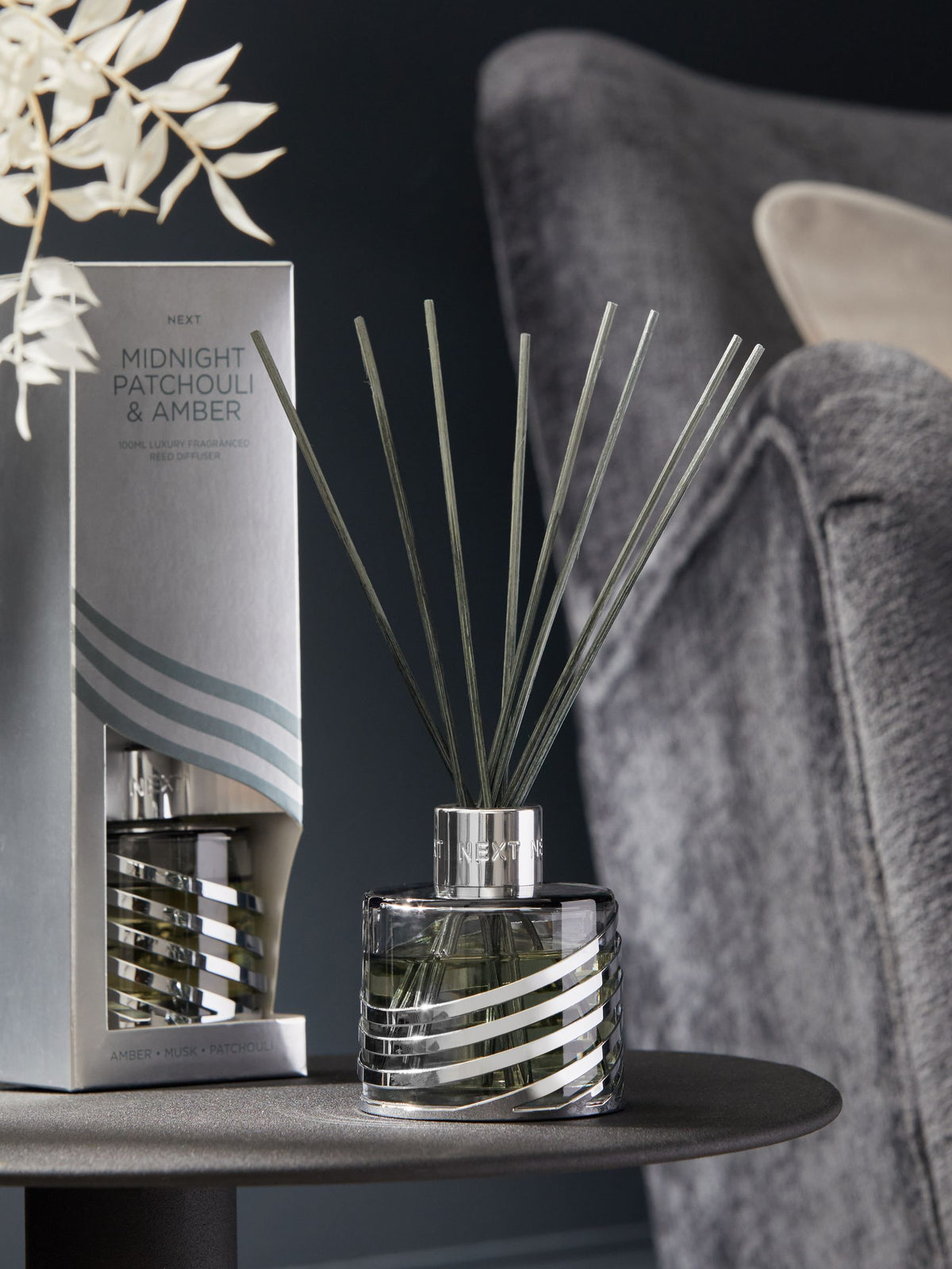 Astrid Silver Midnight Patchouli & Amber Reed Diffuser 50ml