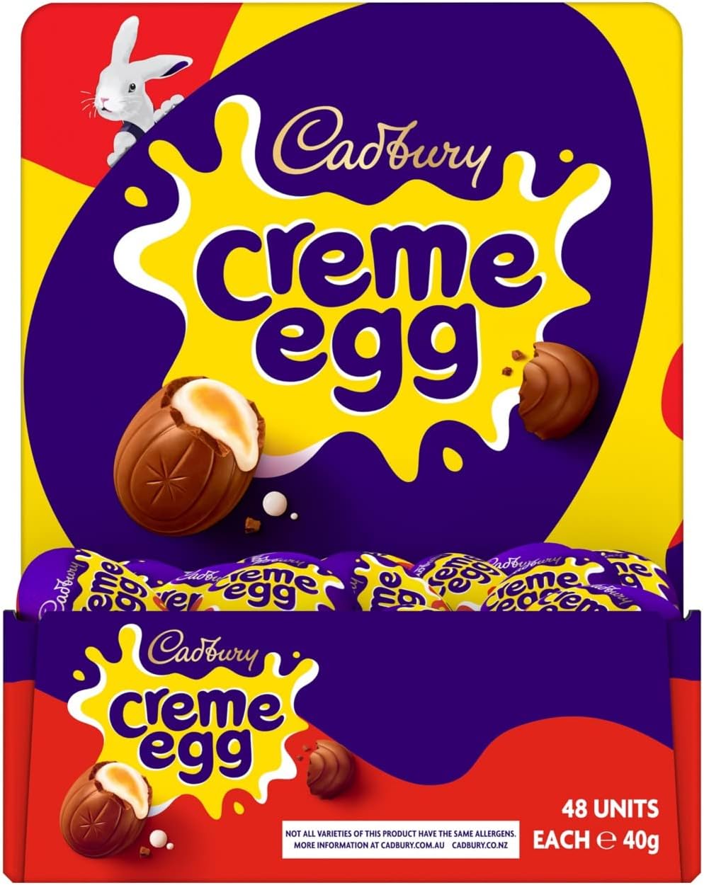 Cadbury Creme Egg (Pack of 48) Milk Chocolate Filled With Creamy Filling GOODS McGrocer Direct   