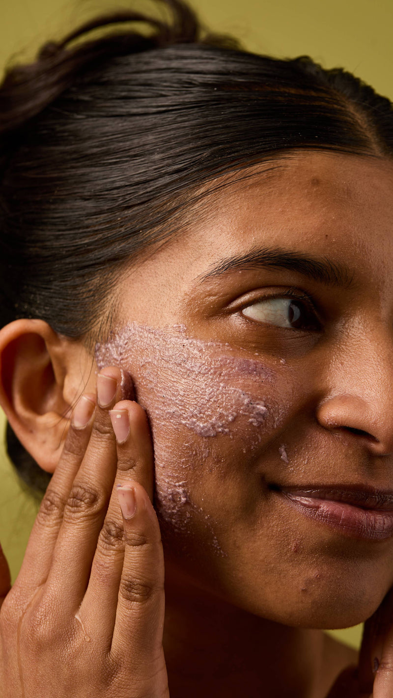Lush Bright and Beautiful vitamin C exfoliating facial scrub (British brand)