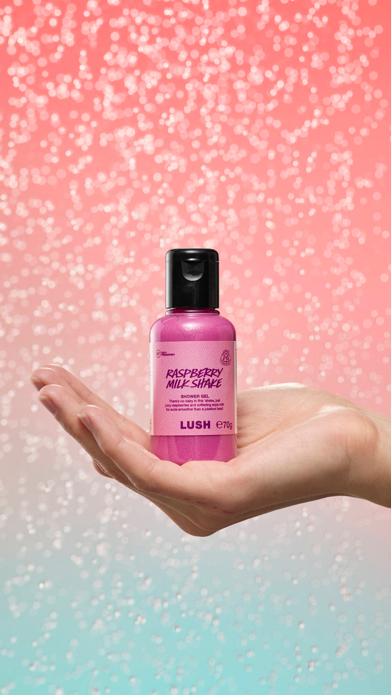 Lush Raspberry Milkshake shower gel - British product