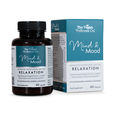 Holland & Barrett The Vegan Wellness Co. Mind & Mood Supplement 60 Capsules- Buy online at McGrocer