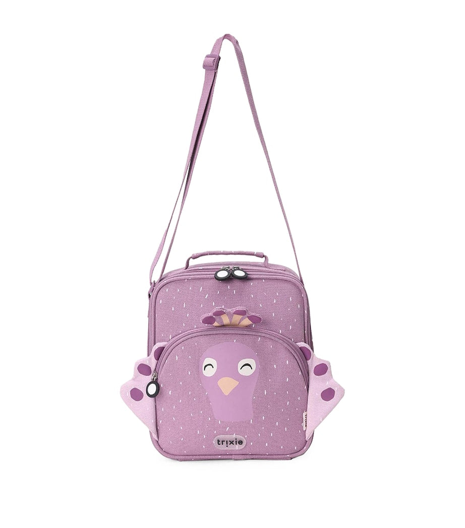 Trixie Mrs Peacock insulated lunch bag with water-repellent coating - British product