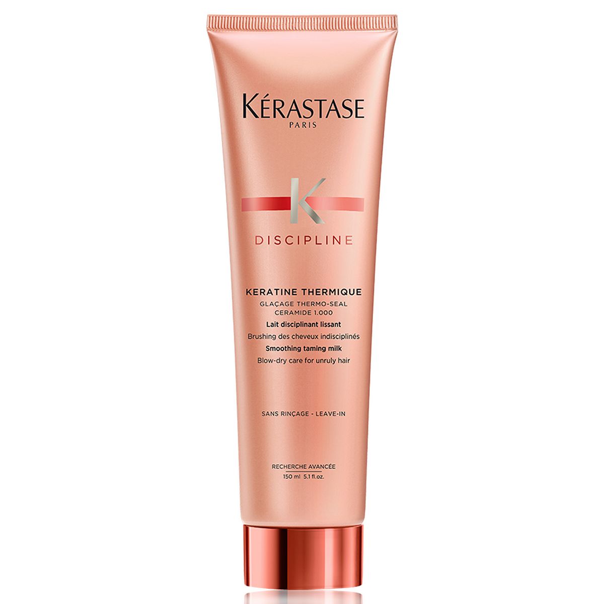 K&eacute;rastase Discipline, Blow-Dry Protecting Milk, For Thick &amp; Fragile Hair, With Unique Morpho-K&eacute;ratine 150ml