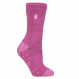 Heat Holders Ladies Thermal Socks with Grips 4-8 UK GOODS Superdrug Pink (Juniper)  