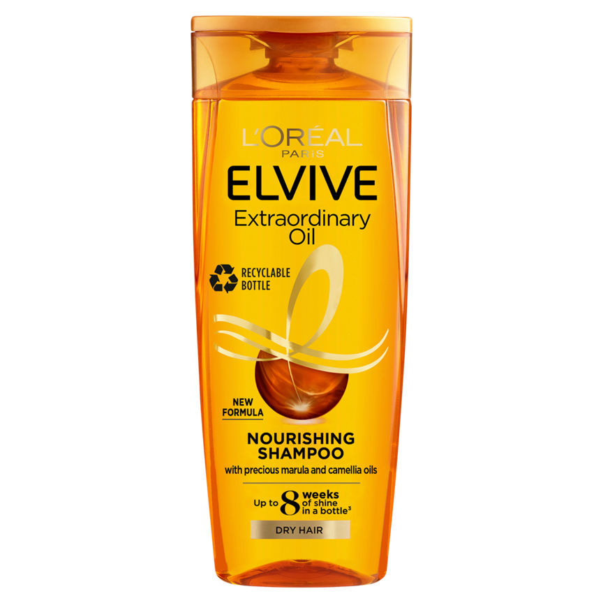 L'Oreal Elvive Extraordinary Oil Nourishing Shampoo for Dry Hair GOODS ASDA   