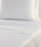 Yves Delorme Colisée Blanc Super King flat sheet (British brand)