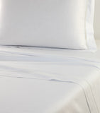 Yves Delorme Colisée Blanc Super King flat sheet (British brand)