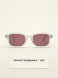 Prada PR 17WS rectangular acetate sunglasses, UK version