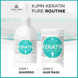 Kallos hair mask keratin with milk 1L, UK version