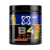 USN B4 Bomb Pre-Workout Blue Raspberry 300g Pre Workout Supplements Holland&Barrett Hawaiian Pump  