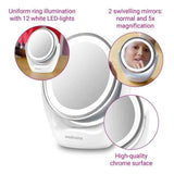 Medisana CM 835 cosmetic mirror with 5x magnification, UK version