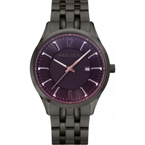 Police men's laser watch stainless steel bracelet (British brand)
