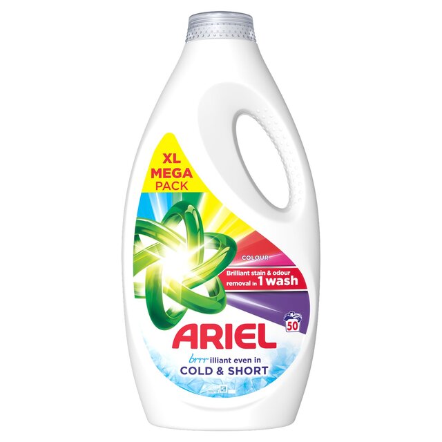 Ariel Colour Washing Liquid 50 Washes   1.65L