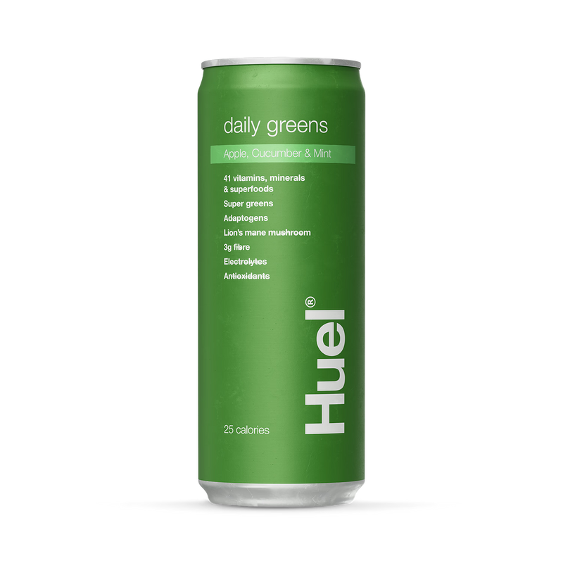 Huel Daily Greens drink Apple Cucumber & Mint 330ml, UK version