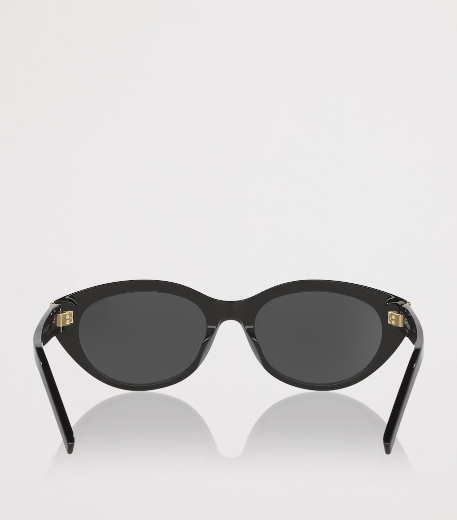 Saint Laurent acetate round sunglasses, imported from the UK
