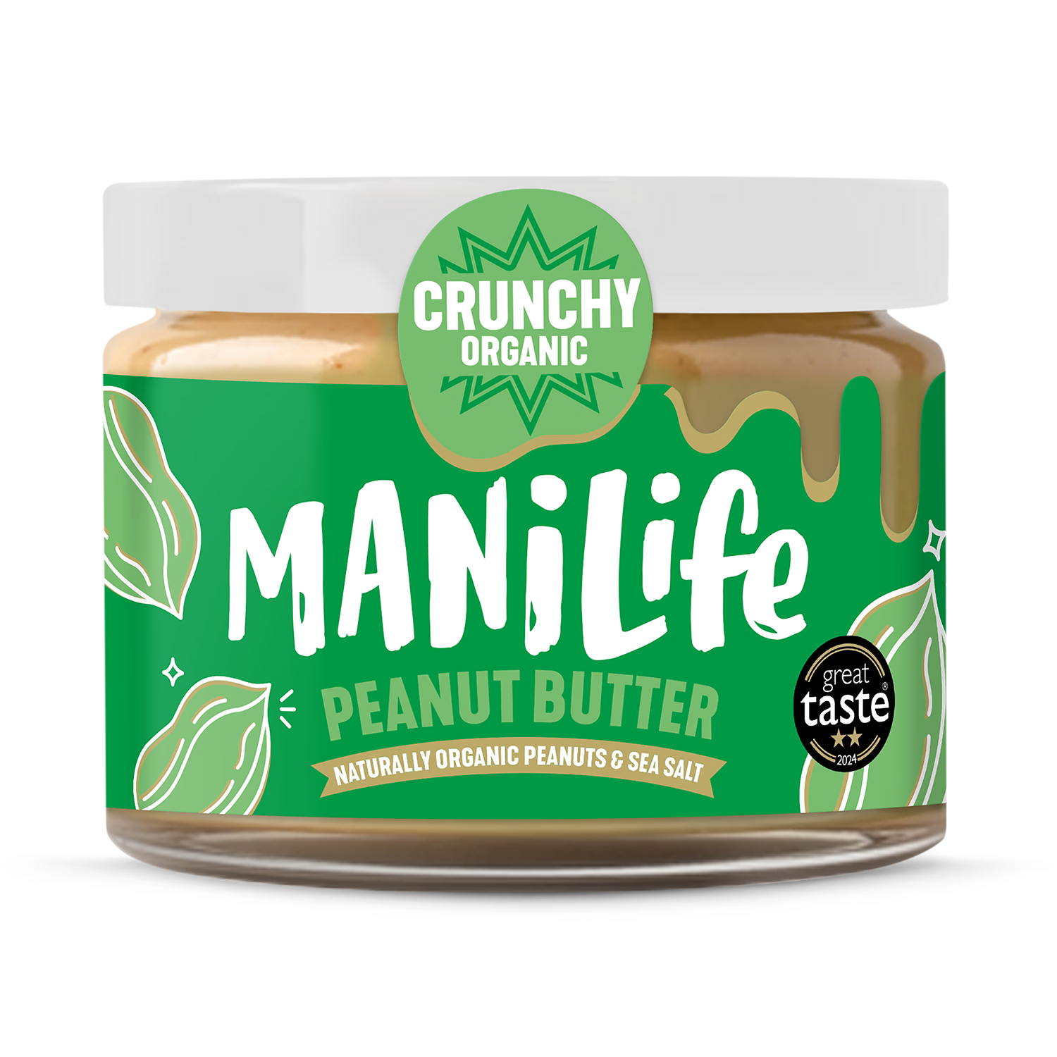 Manilife Organic Peanut Butter 275g, UK version