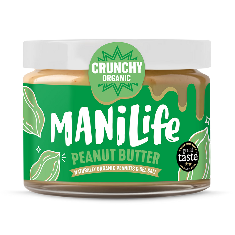 Manilife Organic Peanut Butter 275g, UK version