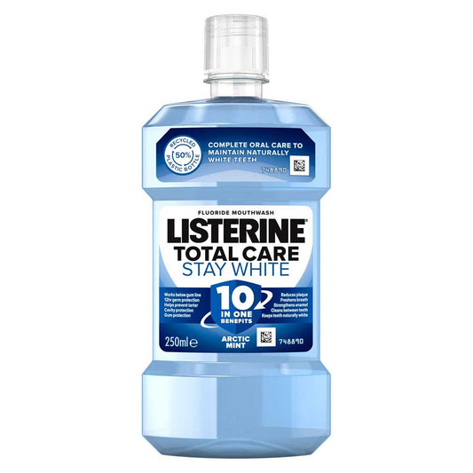 LISTERINE® Total Care Stay White Mouthwash 250ml GOODS Boots   