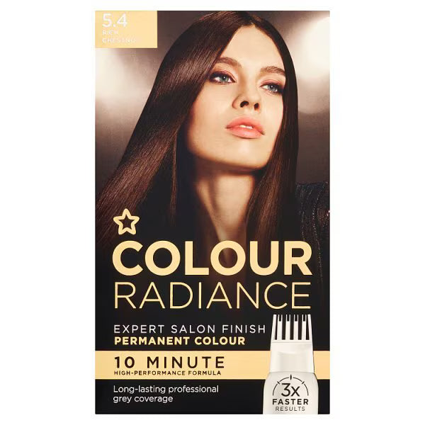 Superdrug Rich Chestnut permanent hair dye (British brand)