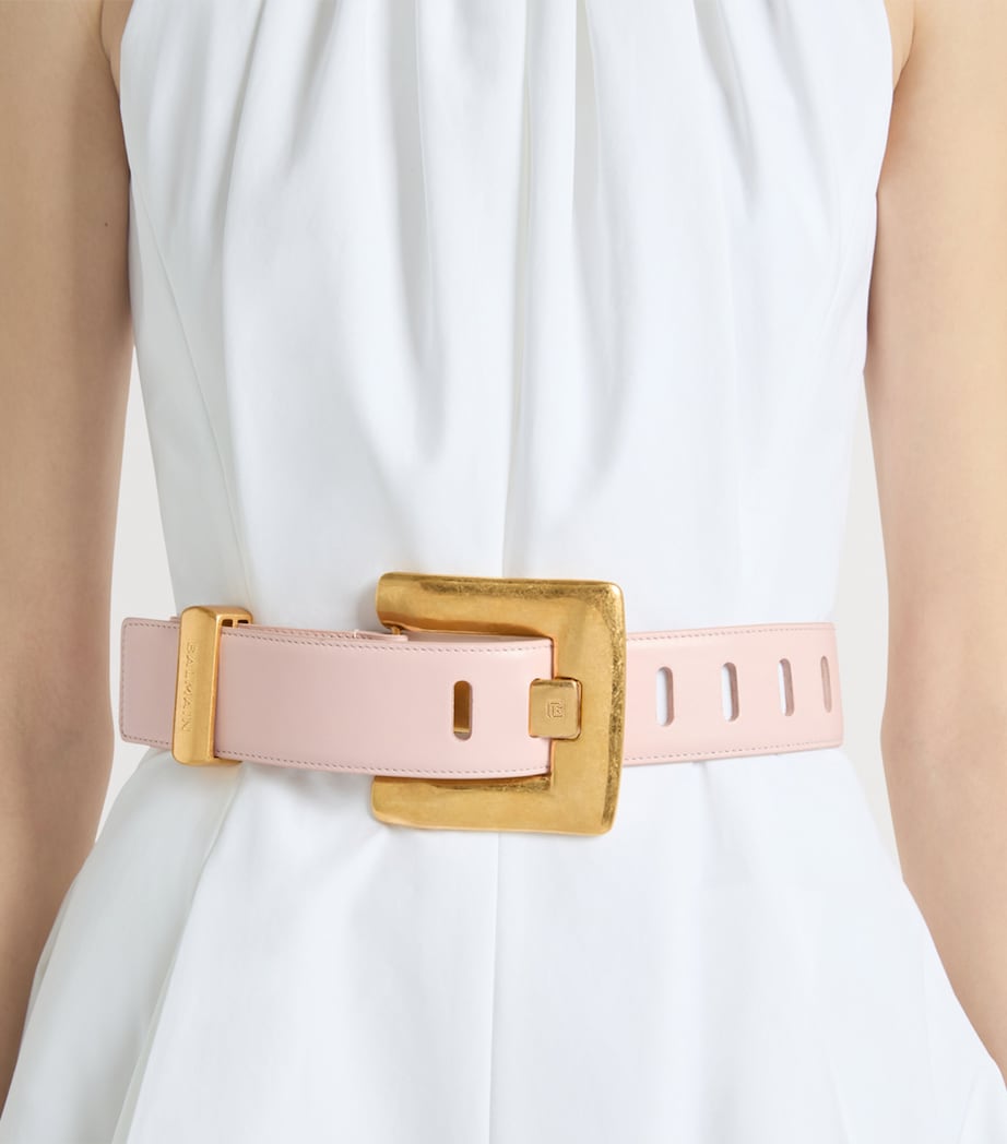 Balmain Anthem leather belt 4.5cm - British product
