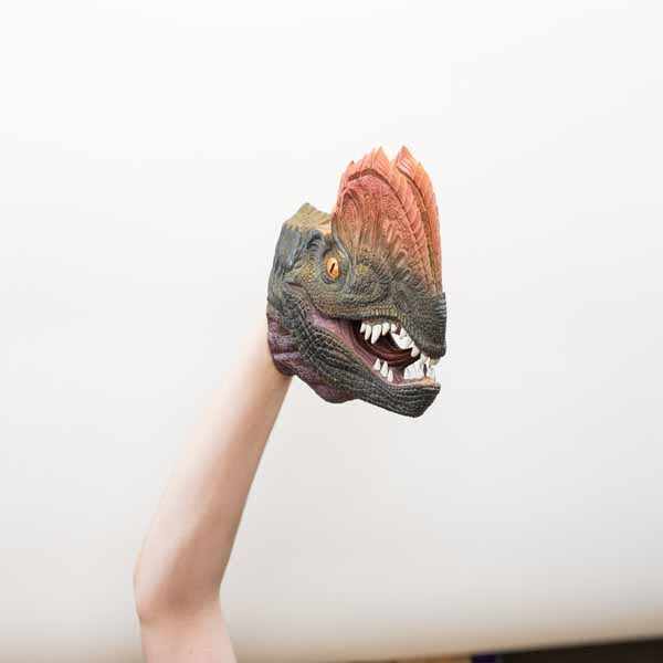 Wild Thingz Dilophosaurus hand puppet (British brand)