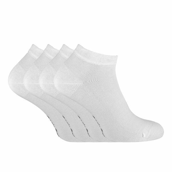 Sock Snob 4 Pairs Mens Soft Bamboo Trainer Socks 7-11 UK GOODS Superdrug White  