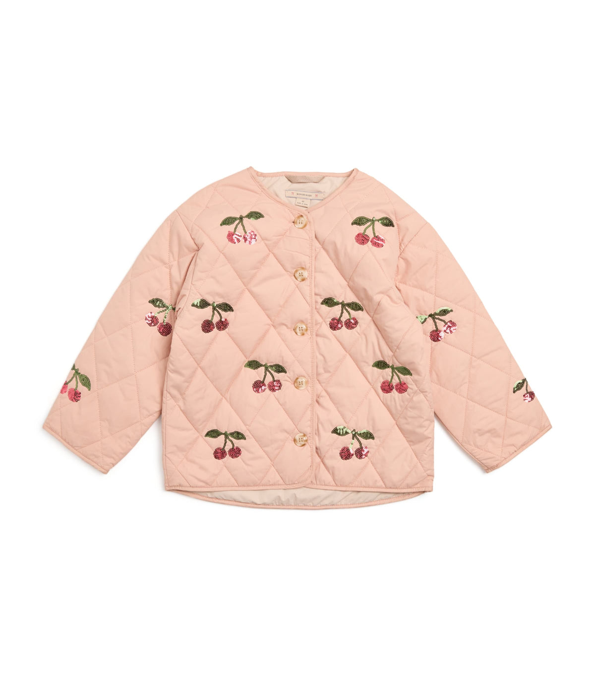 KONGES SLOJD Sequin Flora jacket for children aged 9 months to 10 years, UK version