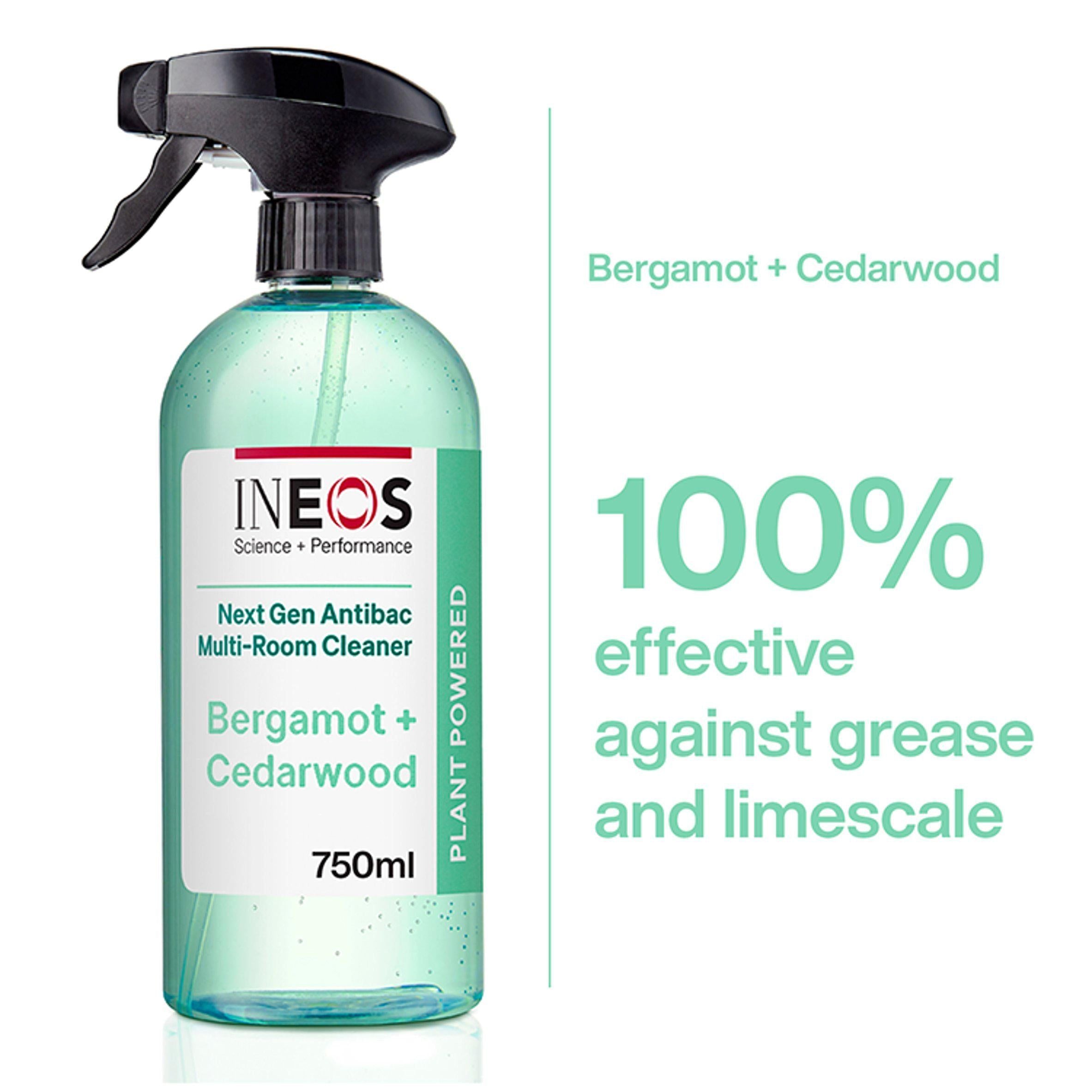 Ineos Next Gen Antibacterial Multi Room Bergamot + Cedarwood Cleaning Spray 750ml GOODS Sainsburys   