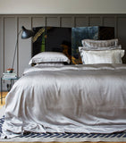 Gingerlily silk king duvet cover with button fastening, 225cm x 220cm, UK version